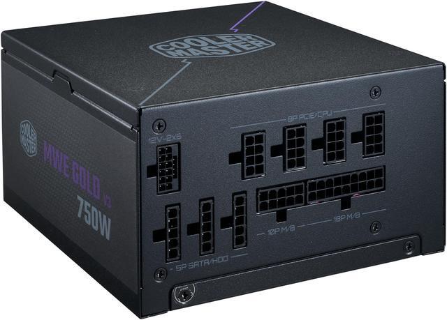 Alt view image 10 of 15 - Cooler Master MWE Gold 750 V3 ATX 3.1 Full Modular PSU, 750W, 80+ Gold Efficiency, 90° 12VHPWR|450W PCIe 5.1, Japanese Capacitors, Zero-RPM Mode, Hexagonal Fan Cover, 10-Year