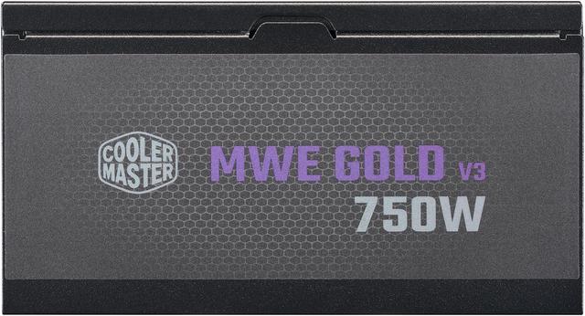 Alt view image 12 of 15 - Cooler Master MWE Gold 750 V3 ATX 3.1 Full Modular PSU, 750W, 80+ Gold Efficiency, 90° 12VHPWR|450W PCIe 5.1, Japanese Capacitors, Zero-RPM Mode, Hexagonal Fan Cover, 10-Year