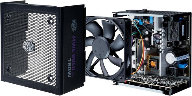 Alt view image 15 of 15 - Cooler Master MWE Gold 750 V3 ATX 3.1 Full Modular PSU, 750W, 80+ Gold Efficiency, 90° 12VHPWR|450W PCIe 5.1, Japanese Capacitors, Zero-RPM Mode, Hexagonal Fan Cover, 10-Year