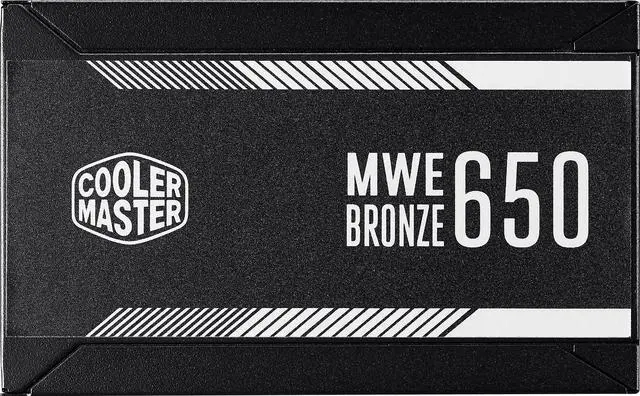 Alt view image 5 of 7 - Cooler Master MWE Bronze V2 650 W 80+ Bronze Certified ATX Power Supply, 5 Year Warranty