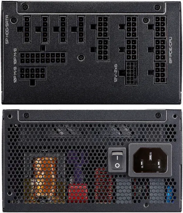 Alt view image 7 of 16 - Cooler Master V Platinum 1100 V2 ATX 3.1  Full Modular PSU, 1100W 80+ Platinum, 90° 12VHPWR|600W PCIe 5.1, Purple Anodic-Coated Heat Sink, Mobius Fan, GPU Support RTX 5090| RX 9070 XT, 12 Year