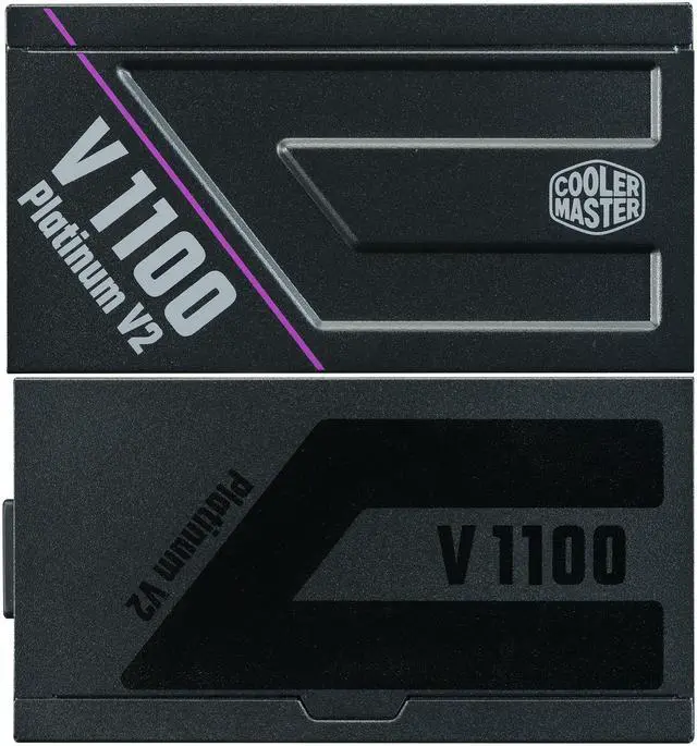 Alt view image 6 of 16 - Cooler Master V Platinum 1100 V2 ATX 3.1  Full Modular PSU, 1100W 80+ Platinum, 90° 12VHPWR|600W PCIe 5.1, Purple Anodic-Coated Heat Sink, Mobius Fan, GPU Support RTX 5090| RX 9070 XT, 12 Year