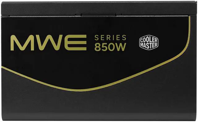 Alt view image 12 of 14 - Cooler Master MWE V4 850W Power Supply, GPU Shield™ Intelligent Management, Native dual color 12V-2x6 GPU Cable, Wave Heatsink Design, Noise Reduction, 80+ Gold, Fully Modular 10 Year Warranty