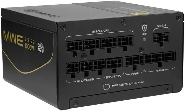 Cooler Master MWE V4 1000W Power Supply, GPU Shield™ Intelligent