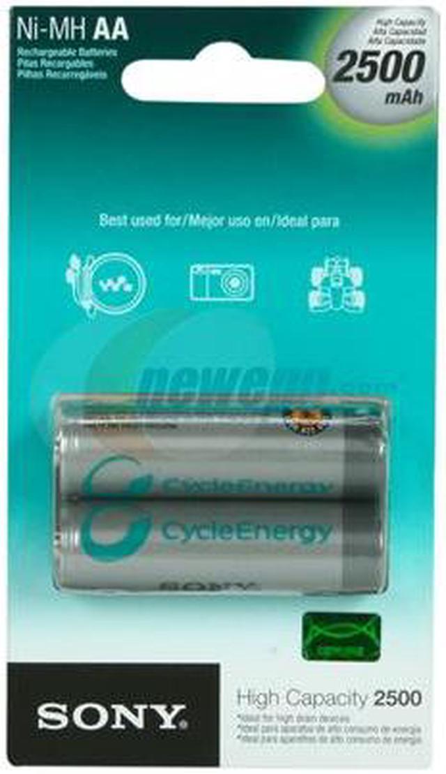 Sony aa 2500 mah store rechargeable battery