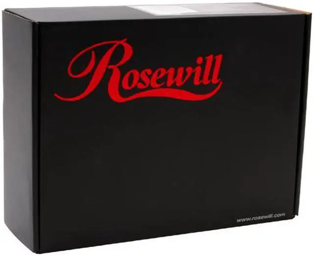 Alt view image 4 of 4 - ROSEWILL RX30-U2FAB Aluminum 3.5" USB+IEEE1394 Firewire800 External Enclosure