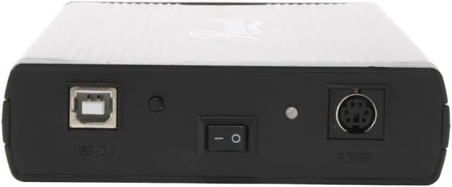 Alt view image 3 of 6 - Rosewill RX35MV-U-BU BLK 3.5" IDE to USB 2.0 External Enclosure (Black Aluminum & plastic)