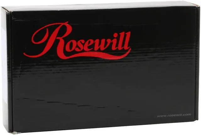 Alt view image 6 of 6 - Rosewill RX35MV-U-BU BLK 3.5" IDE to USB 2.0 External Enclosure (Black Aluminum & plastic)