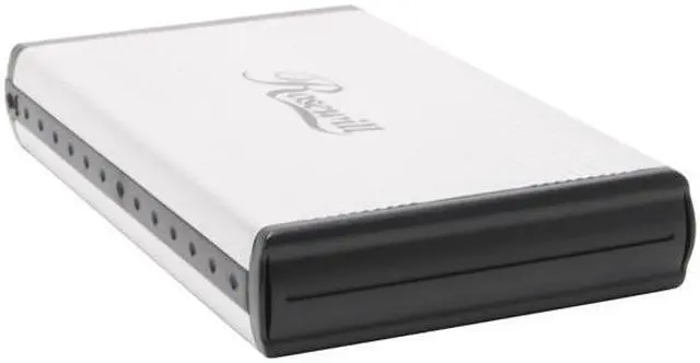 Main image of Rosewill RX35MV-U-BU SLV 3.5" IDE to USB 2.0 External Enclosure (Silver Aluminum & plastic)