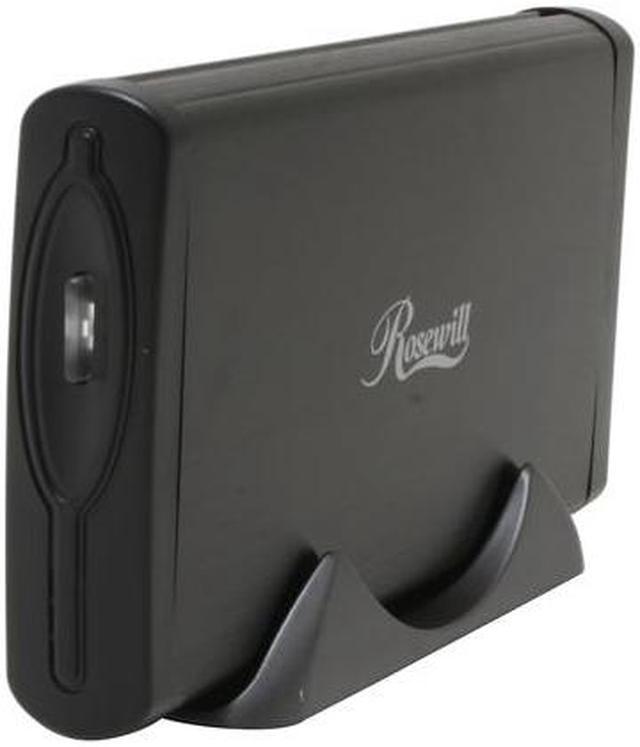 Alt view image 2 of 9 - Rosewill RX353-S BLK (Black) 3.5" SATA to USB & eSATA Ext. Enclosure w/Int.40mm fan