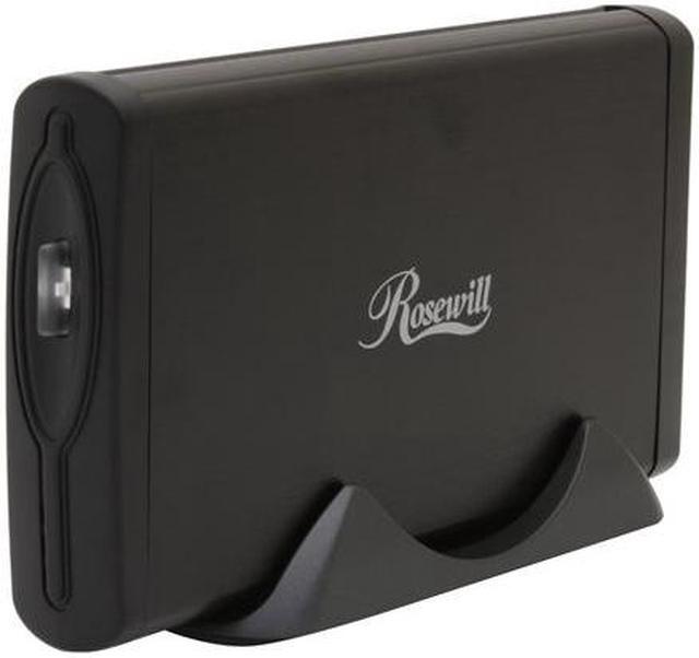 Main image of Rosewill RX353-S BLK (Black) 3.5" SATA to USB & eSATA Ext. Enclosure w/Int.40mm fan