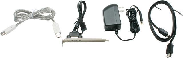 Alt view image 7 of 9 - Rosewill RX353-S BLK (Black) 3.5" SATA to USB & eSATA Ext. Enclosure w/Int.40mm fan