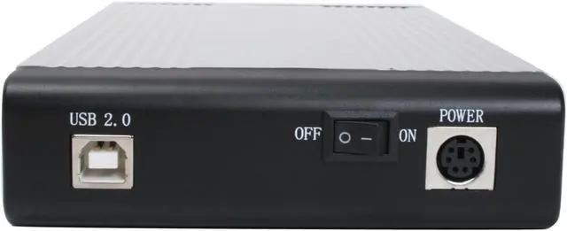 Alt view image 3 of 4 - Rosewill RX35MV-SU SLV 3.5" SATA to USB 2.0 External Enclosure (Silver Aluminum)