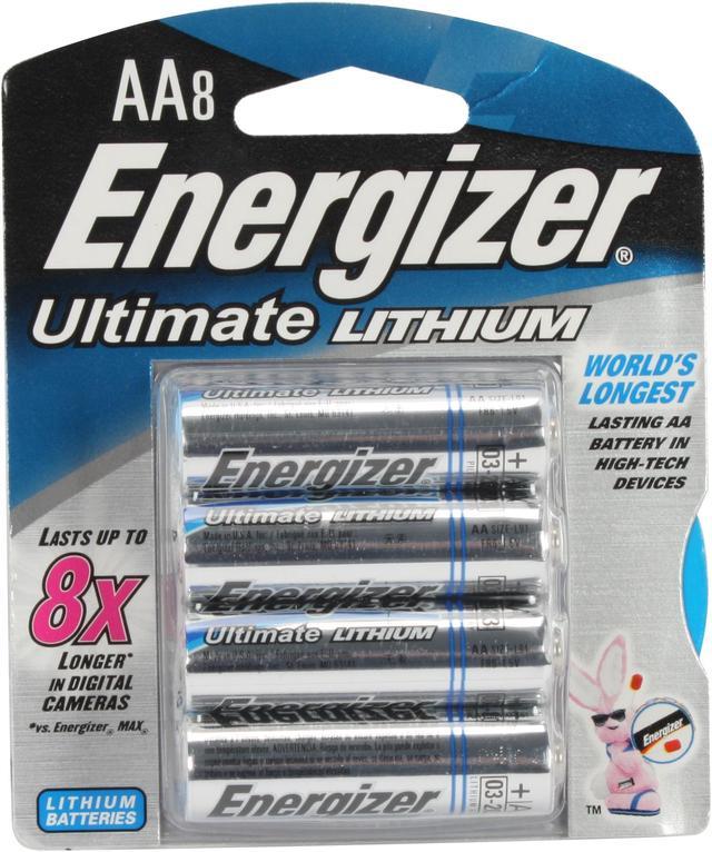 Energizer Ultimate Lithium AA Batteries - 8 Pack