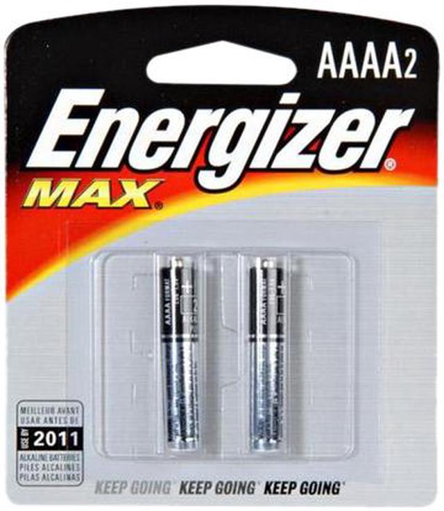 Energizer E96BP2 Energizer Batería alcalina, tamaño AAAA, 2/PK