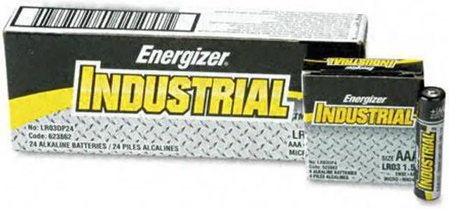 Alt view image 2 of 2 - ENERGIZER Industrial 1.5V 1250mAh AAA Alkaline Battery, 24-box