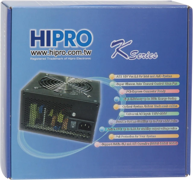 Hi Pro Power HIPRO HP-D5501EW 550 W Power Supply with power cord - Newegg.com