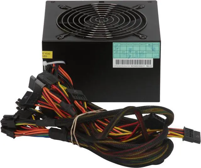 Alt view image 4 of 9 - HIPRO K1 HP-D6301AW 630 W ATX12V V2.2 SLI Ready CrossFire Ready Active PFC Power Supply with power cord