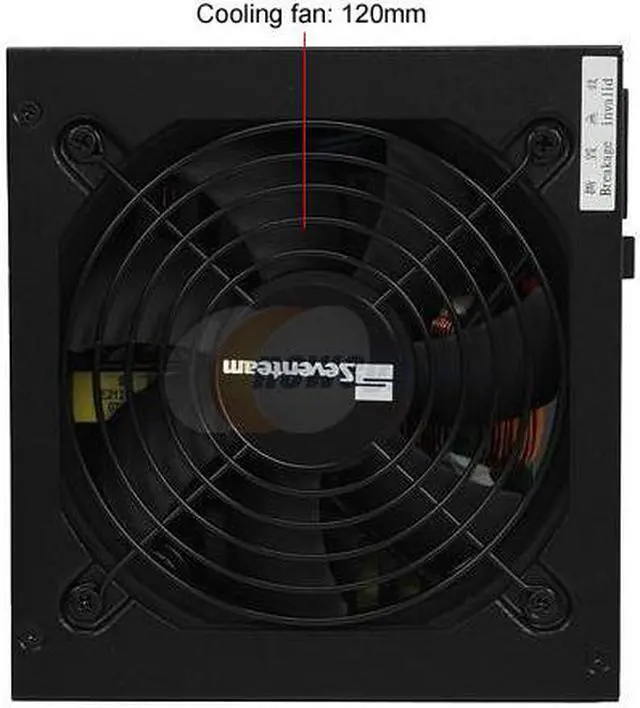 Alt view image 3 of 9 - Seventeam ST-650PAF 650 W ATX 12V V2.2 SLI Ready CrossFire Ready 80 PLUS BRONZE Certified Active PFC Power Supply