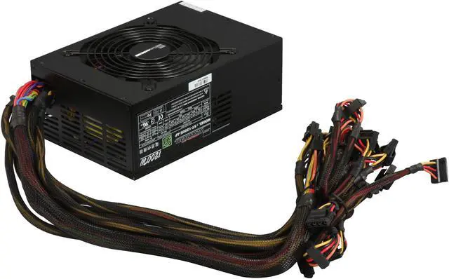 Alt view image 4 of 7 - Seventeam ST-1200E-AF 1200 W SSI-EPS 12V V2.91 SLI Ready Active PFC Power Supply