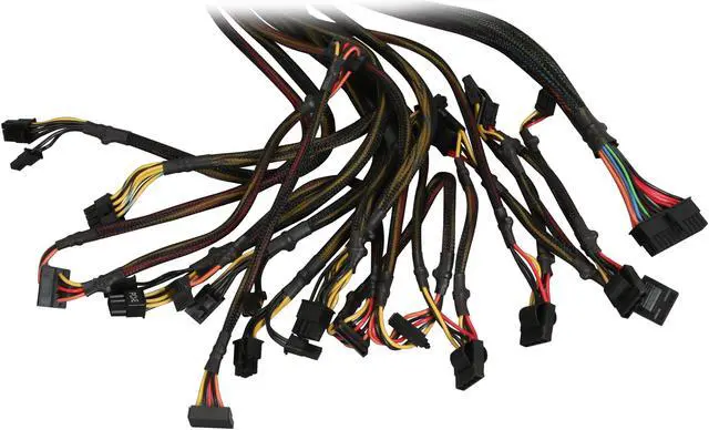 Alt view image 6 of 7 - Seventeam ST-1200E-AF 1200 W SSI-EPS 12V V2.91 SLI Ready Active PFC Power Supply