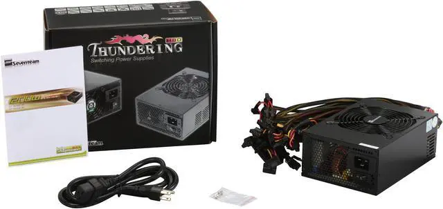 Alt view image 7 of 7 - Seventeam ST-1200E-AF 1200 W SSI-EPS 12V V2.91 SLI Ready Active PFC Power Supply
