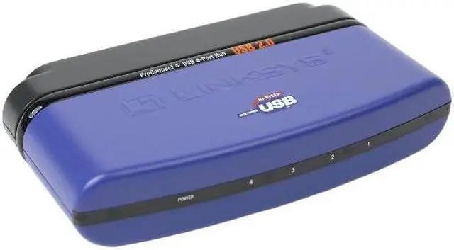 Alt view image 2 of 6 - LINKSYS USB2HUB4 USB2.0 4-Port Hub