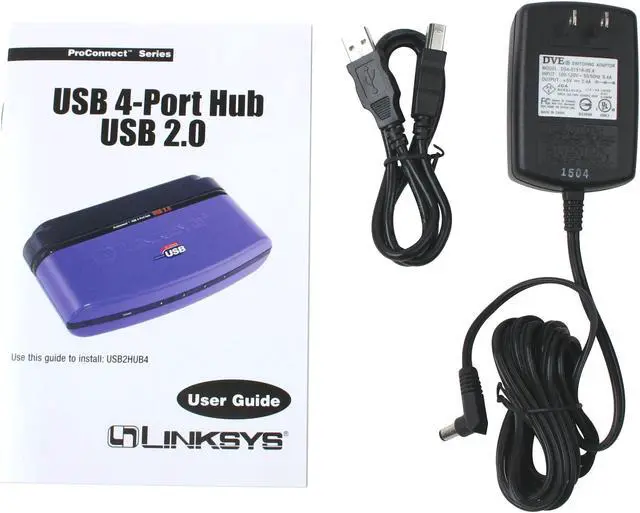 Alt view image 5 of 6 - LINKSYS USB2HUB4 USB2.0 4-Port Hub