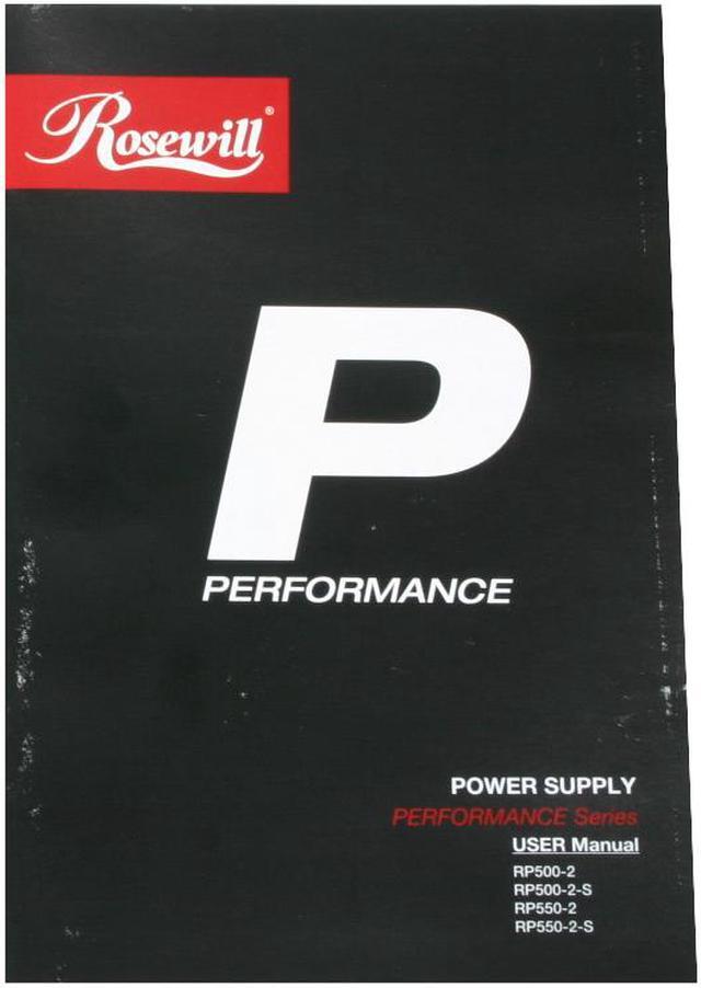 Alt view image 10 of 11 - Rosewill RP550-2 550W ATX12V v2.01 Power Supply