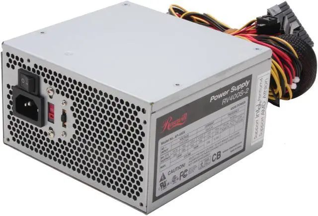 Alt view image 11 of 11 - Rosewill RV400S-2 400 W ATX12V Ver.2.01 Power Supply
