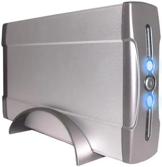 Main image of Rosewill RX350-U SLV Aluminum 3.5" IDE USB 2.0 External Enclosure with One Touch Backup function