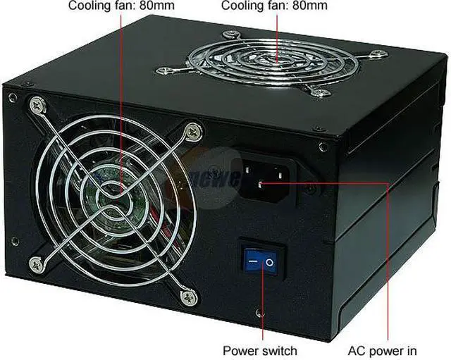 Alt view image 2 of 9 - Rosewill RD600-2DB-SL BK 600W ATX Form Factor 12V V2.2 / SSI standard EPS 12V SLI Ready  Active PFC Active PFC Power Supply - SLI Ready