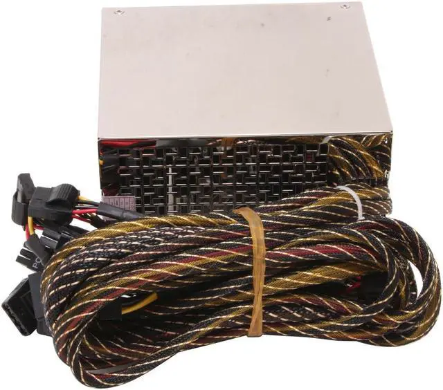 Alt view image 4 of 10 - Rosewill RD600-2DB-SL SLV 600W ATX Form Factor 12V V2.2 / SSI standard EPS 12V SLI Ready Active PFC Active PFC Power Supply - SLI Ready