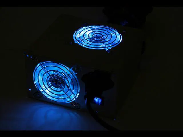 Alt view image 9 of 10 - Rosewill RD600-2DB-SL SLV 600W ATX Form Factor 12V V2.2 / SSI standard EPS 12V SLI Ready Active PFC Active PFC Power Supply - SLI Ready