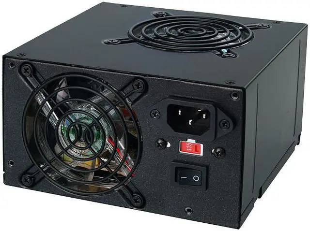 Alt view image 2 of 8 - Rosewill Stallion Series 500W ATX12V Gaming Power Supply - RD500-2DB