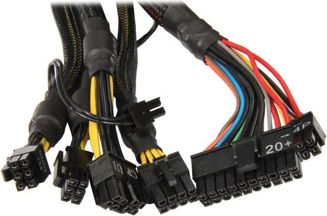 Alt view image 8 of 9 - Rosewill LIGHTNING-1300 - 1300-Watt Modular, Active PFC Power Supply - Continuous @ 122 Degrees F (50C), 80 PLUS Gold, ATX 12V v2.31 & EPS 12V v2.92, Intel Haswell, SLI & CrossFire-Ready