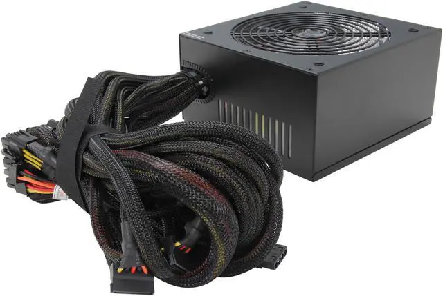 Alt view image 4 of 7 - Rosewill RX750-S-B - Xtreme Series 750-Watt Active PFC Power Supply - Continuous @ 104 Deg. F (40C), 80 PLUS Bronze, ATX 12V v2.2 & EPS 12V v2.91, SLI & CrossFire-Ready, Compatible with Core i7, i5