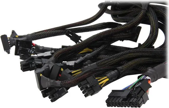 Alt view image 5 of 7 - Rosewill RX750-S-B - Xtreme Series 750-Watt Active PFC Power Supply - Continuous @ 104 Deg. F (40C), 80 PLUS Bronze, ATX 12V v2.2 & EPS 12V v2.91, SLI & CrossFire-Ready, Compatible with Core i7, i5