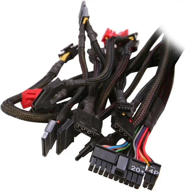 Alt view image 6 of 7 - Rosewill FORTRESS-450 450W Active PFC Power Supply - Continuous @ 122°F (50°C), 80 PLUS Platinum, ATX12V v2.31 & EPS12V v2.92, Intel Haswell, SLI & CrossFire-Ready