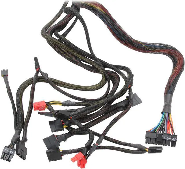 Alt view image 6 of 7 - Rosewill FORTRESS-550 - 550-Watt Active PFC Power Supply - Continuous @ 122 Deg. F (50C), 80 PLUS Platinum, ATX 12V v2.31 & EPS12V v2.92, Intel Haswell, SLI & CrossFire Ready