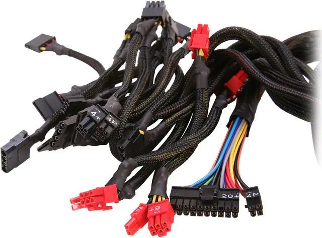 Alt view image 6 of 7 - Rosewill FORTRESS-750 - 750-Watt Active PFC Power Supply - Continuous @ 122 Degrees F (50C), 80 PLUS Platinum, ATX 12V v2.31 & EPS 12V v2.92, Intel Haswell, SLI & CrossFire-Ready