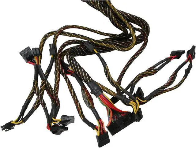 Alt view image 5 of 9 - Rosewill RD600N-2DC-SL-SLV 600W ATX Form Factor 12V V2.2 / SSI standard EPS 12V SLI Ready Active PFC Active PFC Power Supply - SLI Ready