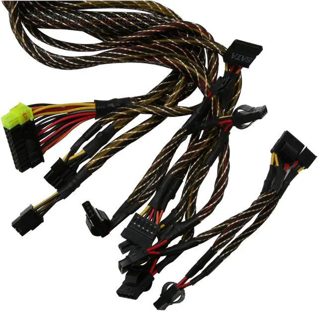 Alt view image 5 of 9 - Rosewill RD550N-2DB-SL-BK 550W ATX Form Factor 12V V2.2 / SSI standard EPS 12V SLI Ready Active PFC Power Supply