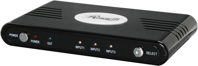 Main image of Rosewill - HDMI Switch box 3-in-1 w/ Remote (RME-002)