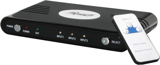 Alt view image 2 of 6 - Rosewill - HDMI Switch box 3-in-1 w/ Remote (RME-002)