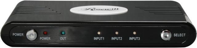 Alt view image 3 of 6 - Rosewill - HDMI Switch box 3-in-1 w/ Remote (RME-002)