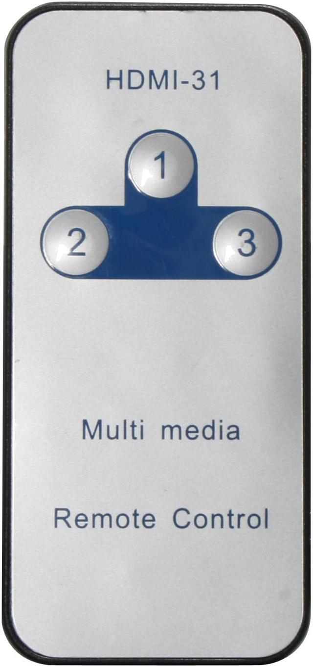 Alt view image 5 of 6 - Rosewill - HDMI Switch box 3-in-1 w/ Remote (RME-002)