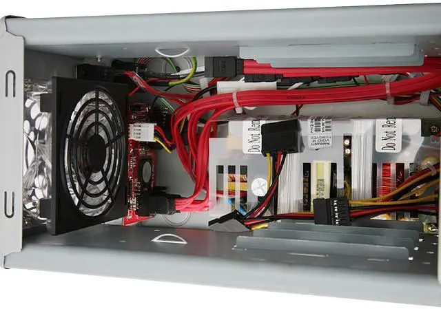 Alt view image 8 of 16 - Rosewill RSV-S4 External Quad 3.5" SATA 3G HDD 4-Bay RAID System with Full 150 Watts Power Supply / RAID 5 card