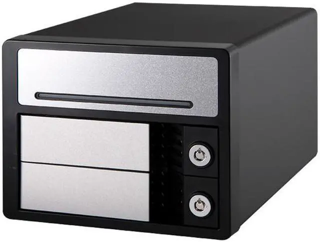 Alt view image 8 of 8 - Rosewill RX82-U (JBOD) 3.5" SATA to USB 2.0 "Removable" Duo-Bay External Enclosure