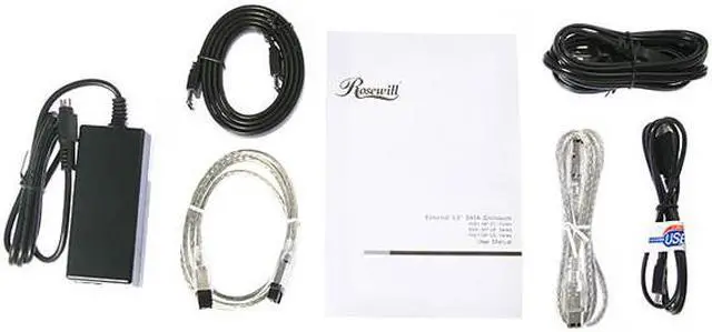 Alt view image 6 of 7 - Rosewill RX81-MP-SC- BLK 3.5" SATA to USB & 1394 a/b & eSATA External Enclosure (Black)